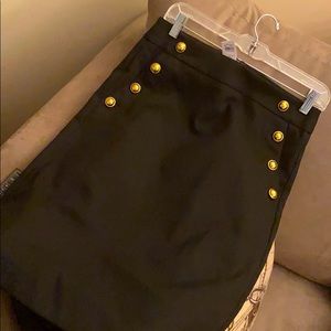 Ann Taylor Loft Black Skirt